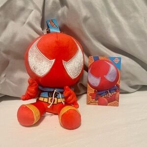 Marvel COSBI Spider-Man plush keychain - Scarlet Spider
